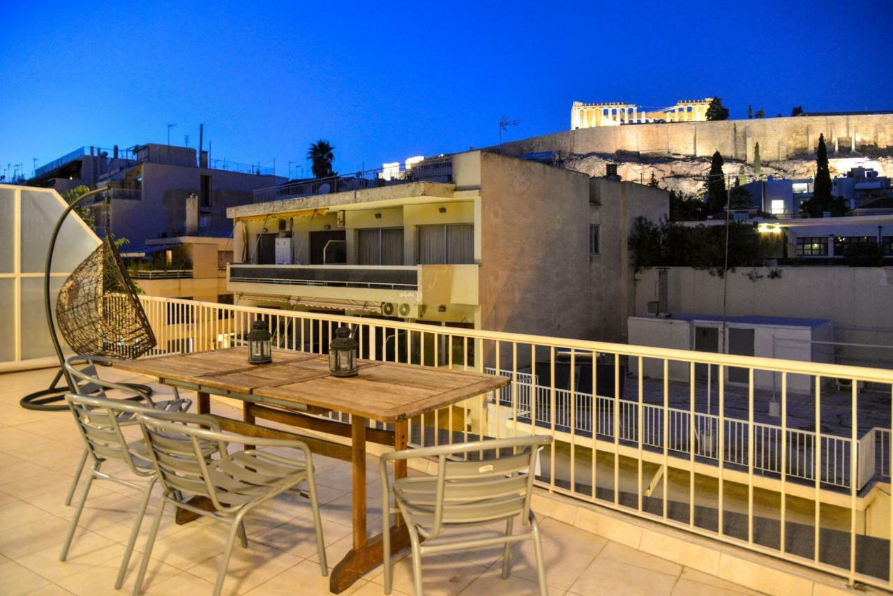 Acropolis Amazing Balcony View 3 Minutes Walking To The Museum Apartment Атина Екстериор снимка