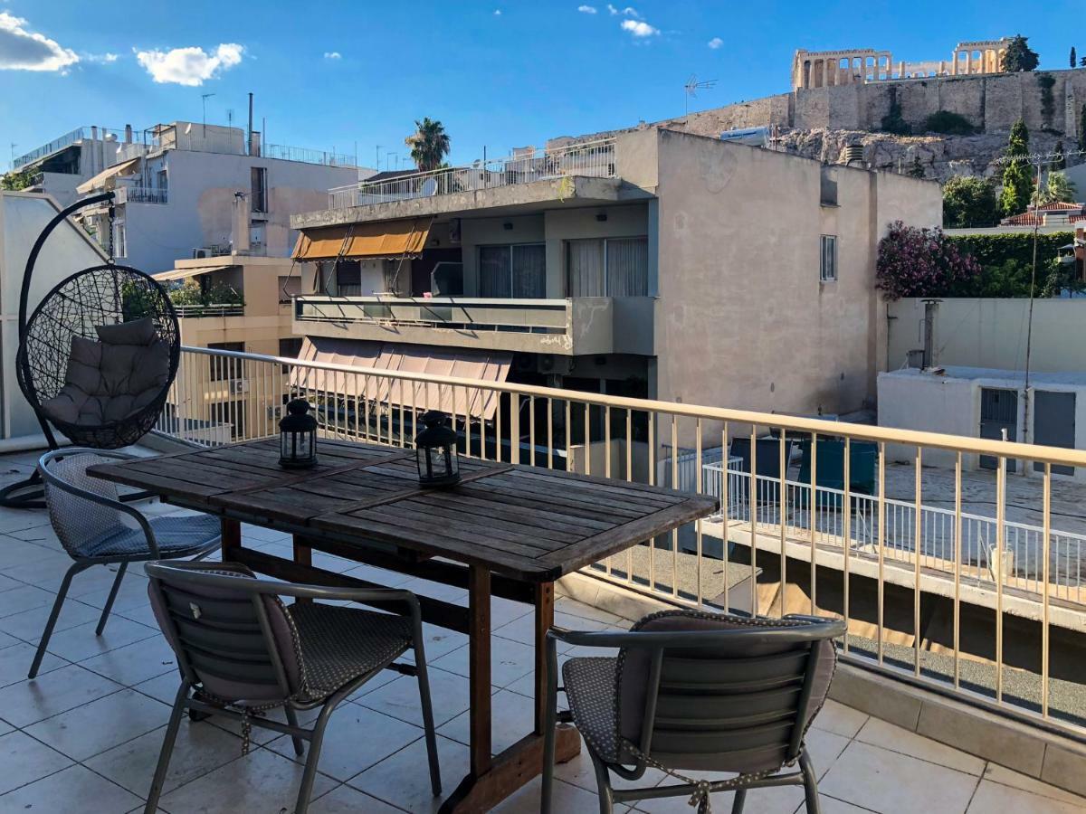 Acropolis Amazing Balcony View 3 Minutes Walking To The Museum Apartment Атина Екстериор снимка