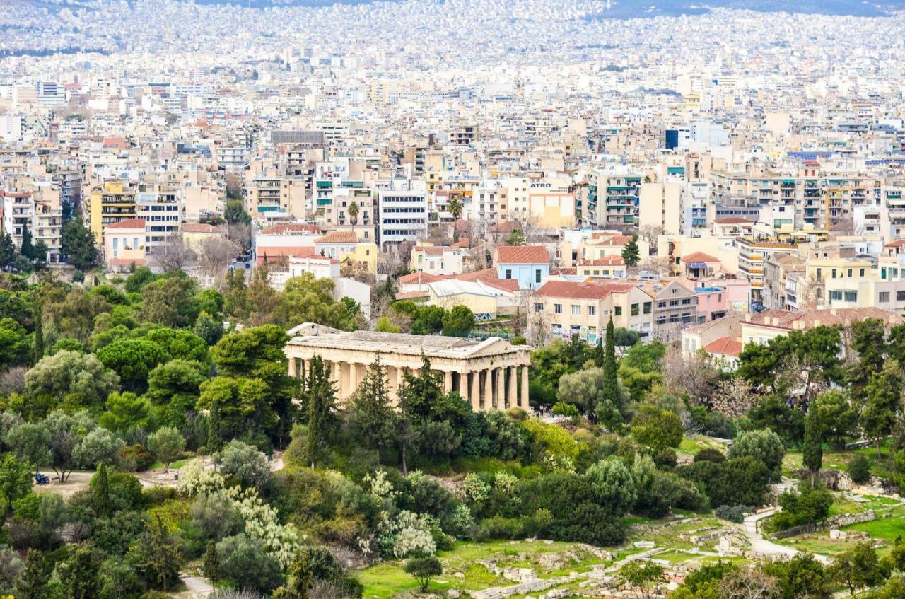 Acropolis Amazing Balcony View 3 Minutes Walking To The Museum Apartment Атина Екстериор снимка