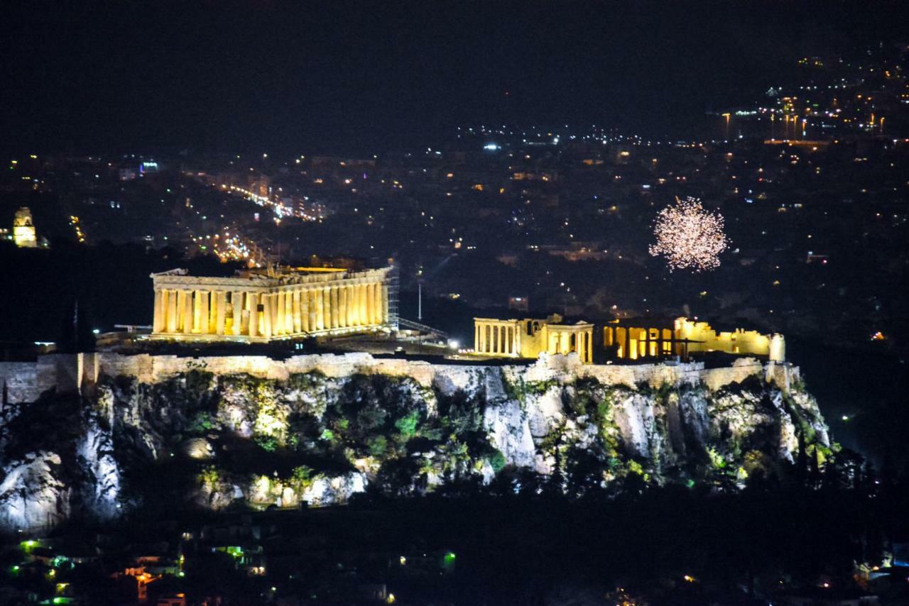 Acropolis Amazing Balcony View 3 Minutes Walking To The Museum Apartment Атина Екстериор снимка
